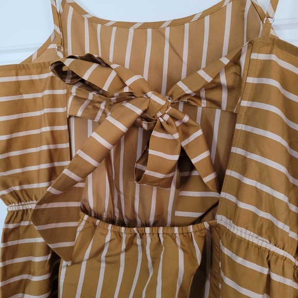 Brand new size large/XL summer dress with open back tie. By Loft - Picture 3 of 4